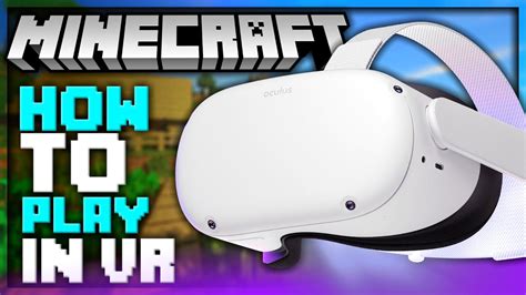 How To Play Minecraft In VR Java Bedrock Edition Tutorial YouTube