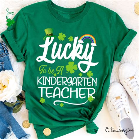 Teachergive Personalized Lucky To Be A Teacher T Shirt Sale