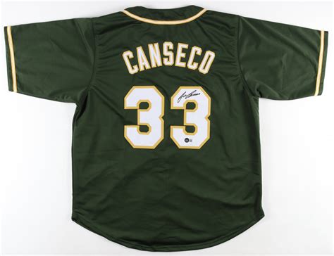 Jose Canseco Signed Jersey Beckett Pristine Auction