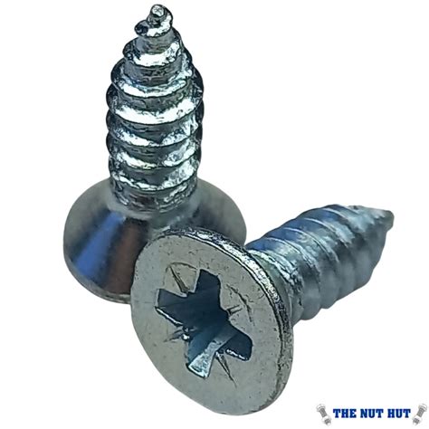 Self Tapping Screws 6 3 5 X12 CSK Pozi MS EG The Nut Hut