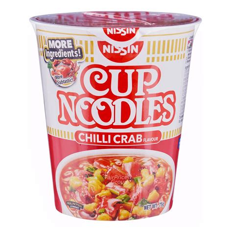 Nissin Instant Cup Noodles Chili Crab Ntuc Fairprice