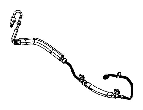 Chrysler Town Country Power Steering Pressure Hose 5006617AH