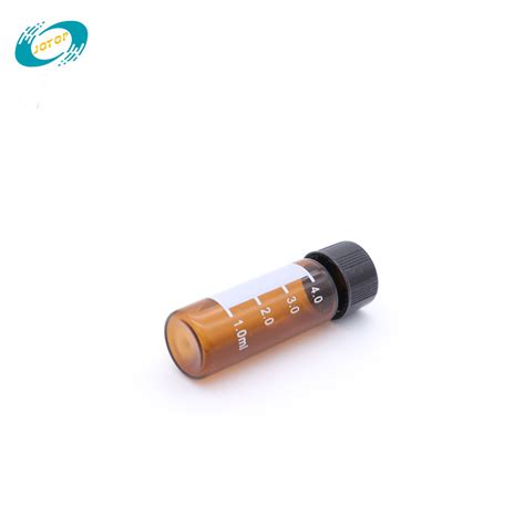 Ml Hplc Brown Borosilicate Glass Vial With Writing Point