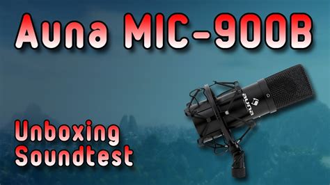 Auna Mic B Led Unboxing And Test Youtube