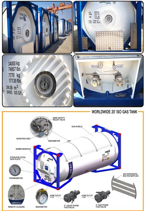 Csc T Iso Tank Container Transportation L Chemical Liquid Chlorine