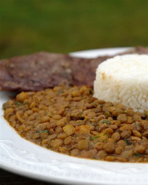 Arroz Con Menestra De Lentejas Recetas De Laylita