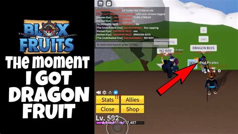 I Got Dragon Fruit While Streaming Blox Fruits Thanks Jason