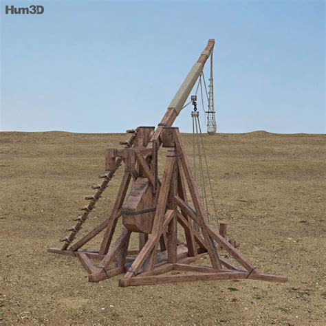 Trebuchet 3d Model Military On Hum3d