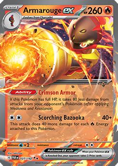 Armarouge Ex Paradox Rift TCG Card Database Pokemon