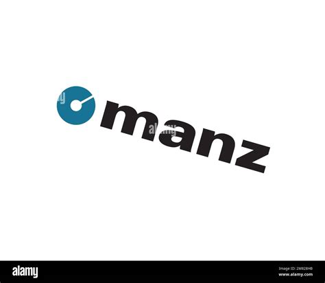 Manz Rotated Logo White Background B Stock Photo Alamy