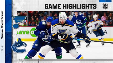 Blues Canucks L Nhl Highlights Youtube