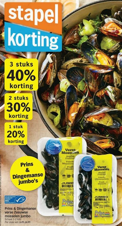 Prins Dingemanse Verse Zeeuwse Mosselen Jumbo Kg Promotie Bij