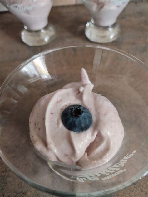 Recette Mousse Aux Myrtilles Au Compact Cook Pro Sur Gigi Est En