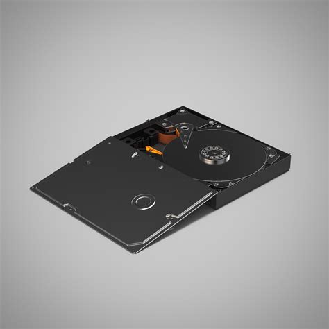 Hard Disk Drive Hdd 3d Model