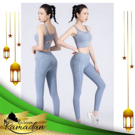 Jual Setelan Baju Olahraga Wanita Sportbra Legging Wanita Setelan