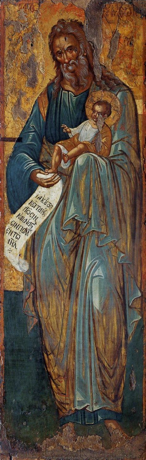 Св. Симеон Богоприимец, икона XVI в., Крит: uchitelj — LiveJournal
