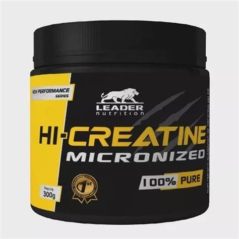 Creatine Micronized 100 Max Pure 300g Leader Nutrition Frete Grátis