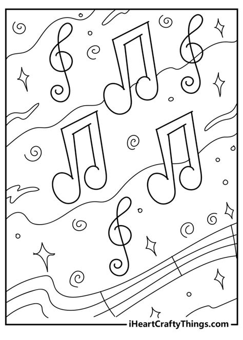 Music Coloring Pages 100 Free Printables