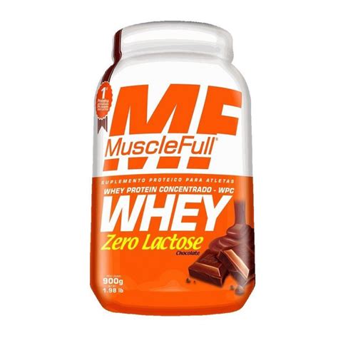 Whey Concentrado Zero Lactose 900G Chocolate Musclefull No Shoptime