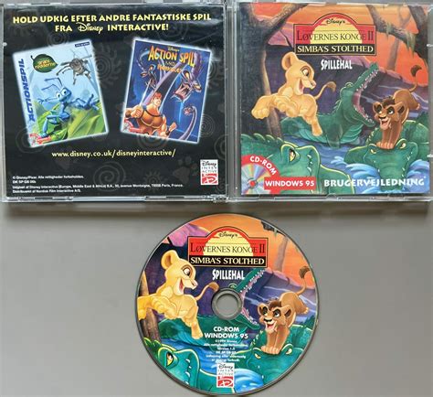 Disney S Løvernes Konge Ii Simba S Stolthed Dansk Pc Big Box Spil Retrobros Fordi Vi