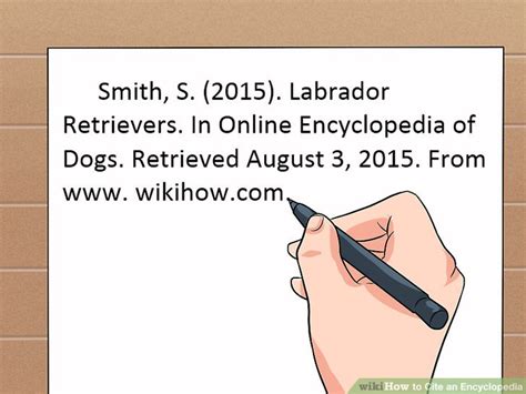 3 Ways To Cite An Encyclopedia WikiHow