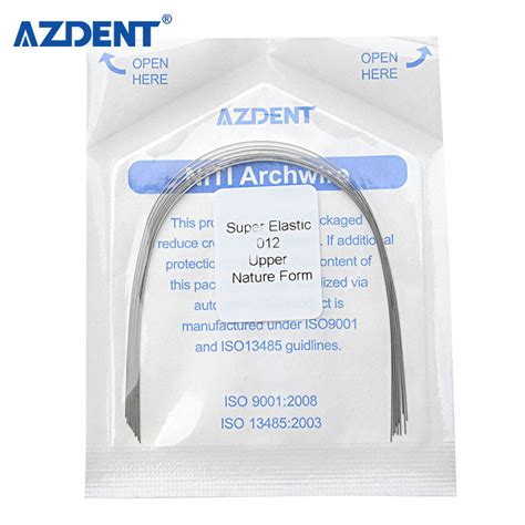 Dental 012 Upper Natural Form Super Elastic Niti Orthodontic Arch Wire