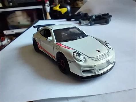 Porsche Gt Rs Hot Wheels Blanco Tampo Rojo Loose Cuotas Sin Inter S