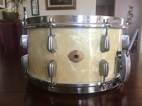 Slingerland Super Gene Krupa Radio King 7x14 16 Lug Solid Reverb