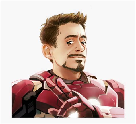 Transparent Tony Stark Png Iron Man Animated Cartoon Png Download