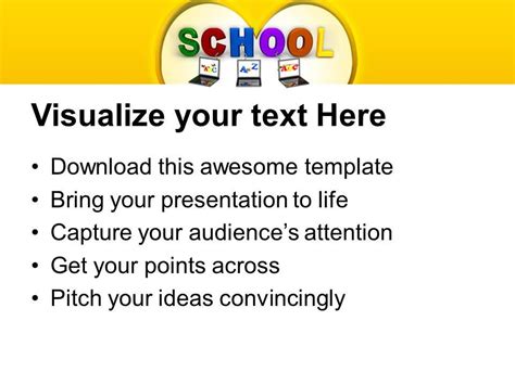 Powerpoint Templates Education Theme Connected To School Ppt Layouts ...