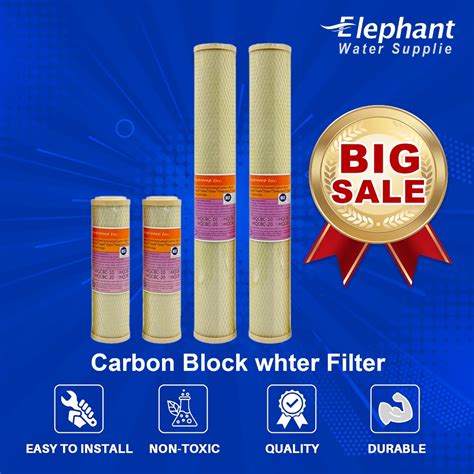 Carbon Block Filter Cto Sl Hydrosep Carbon Block Filte Shopee