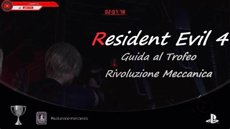 Resident Evil Remake Guida Trofeo Rivoluzione Mecanica Dove Trovare