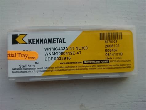 Kennametal Carbide Inserts Wnmg E T Nl Wnmg