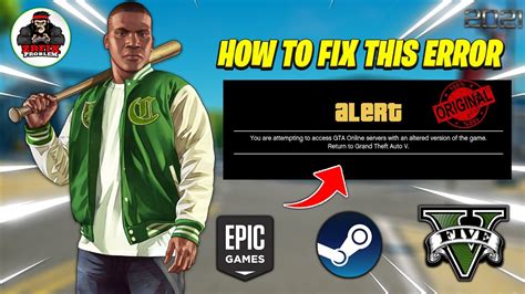 Gta V How To Fix Error You Are Attempting To Access Gta Online