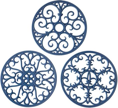 Amazon Silicone Trivet Mat Hot Pot Holder Hot Pads For Table Countertop Teapot Trivet