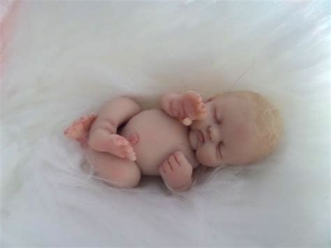 OoAK Mini Baby Art Doll By Bttrfly Creations EBay Newborn Baby