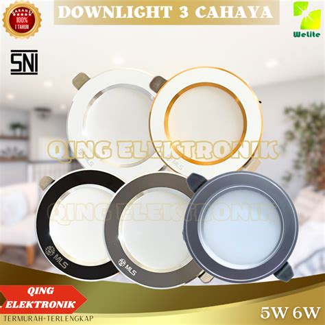 Jual Lampu Downlight Cahaya Dalam Lampu Led W Lampu Plafon Rumah