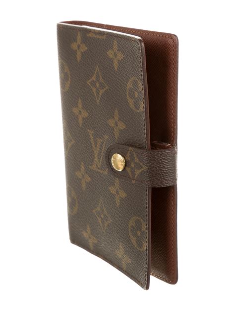 Louis Vuitton Monogram Small Ring Agenda Cover Brown Books