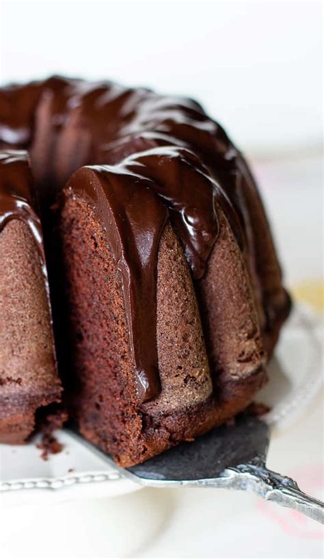 Chocolate Bundt Cake With Ganache Frosting Recipe In 2020 Chocolate