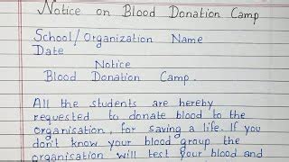 Awesome Report Writing Format On Blood Donation Camp How To Write A