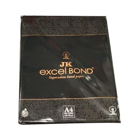 Plain Jk Excel Bond Paper Gsm Gsm Size Dimension A At Rs