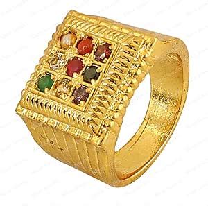 Shree Jewelrs Original Certified Natural Navaratna Ring Certified