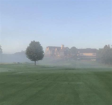 Minnesota’s finest golf course, Interlachen Country Club on a foggy ...