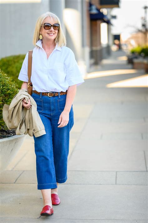 How To Wear Wide Leg Crop Jeans This Spring And Summer Dressed For My