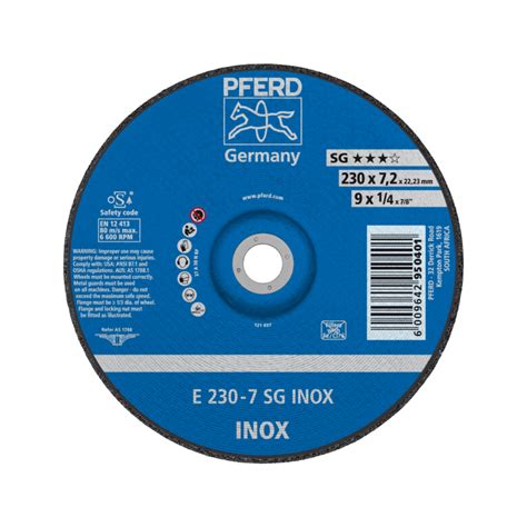 Pferd Cutting Disc Sg Inox