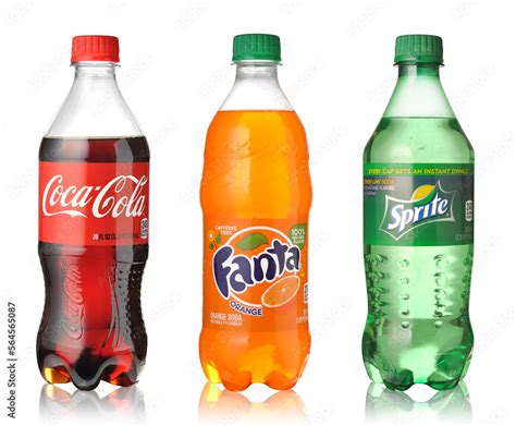 Coca Cola Fanta And Sprite Plastic Bottles Stock Photo Adobe Stock