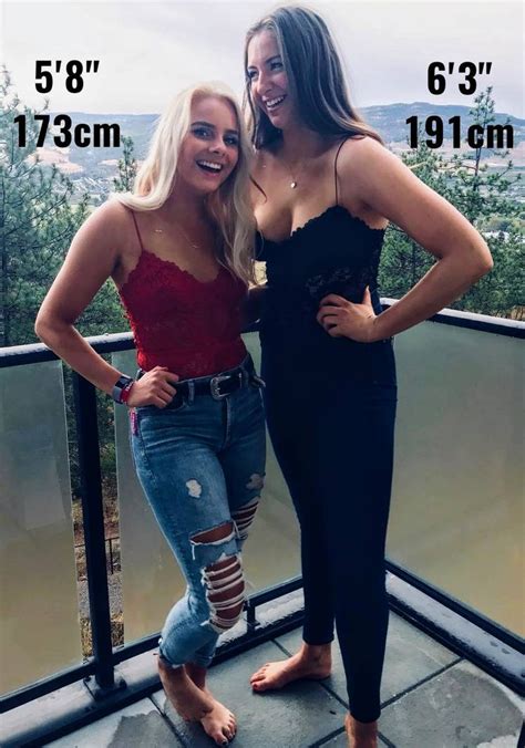 5ft8 Rebecca 6ft3 Sydney By Zaratustraelsabio On Deviantart Tall