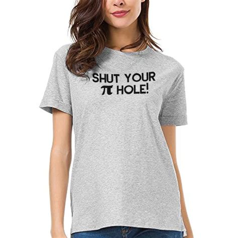 Funny Letter Shut Your Hole Print T Shirt Women Short Sleeves O Neck