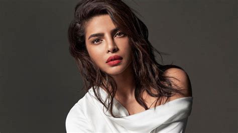 Priyanka Chopra Paired Her Pristine White One Shoulder Draped Blouse