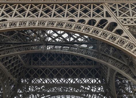 Architectural Detail Design of the Famous Eiffel Tower Iron Structure ...